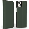 Accezz Premium odinis plonas atverčiamas dėklas, skirtas iPhone 14 Plus – žalias