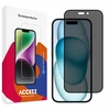 Accezz privatumą saugantis grūdinto stiklo ekrano apsauginis stiklas, skirtas iPhone 14 Pro Max / 15 Plus / 16 Plus