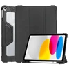 Accezz Rugged Trifold atverčiamas dėklas, skirtas iPad 11 (2025) 11 colių A16 / iPad 10 (2022) 10.9 colių – Juodas