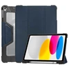 Accezz Rugged Trifold atverčiamas dėklas, skirtas iPad 11 (2025) 11 colių A16 / iPad 10 (2022) 10.9 colio – tamsiai mėlynas