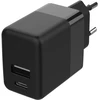 Accezz sieninis įkroviklis – Įkroviklis – USB-C ir USB jungtis – Power Delivery – 20 vatų – Juodas