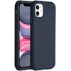 Accezz skysto silikono dėklas, skirtas iPhone 11 – tamsiai mėlynas
