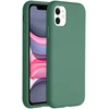 Accezz skysto silikono dėklas, skirtas iPhone 11 – tamsiai žalias