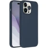 Accezz skysto silikono dėklas, skirtas iPhone 14 Pro Max – tamsiai mėlynas