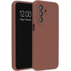 Accezz skysto silikono dėklas, skirtas Samsung Galaxy A27 (5G) – New Tea Brown