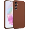 Accezz skysto silikono dėklas, skirtas Samsung Galaxy A35 – New Tea Brown