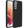 Accezz skysto silikono dėklas, skirtas Samsung Galaxy S21 – juodas