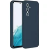 Accezz skysto silikono dėklas, skirtas Samsung Galaxy A54 (5G) – tamsiai mėlynas