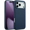 Accezz skysto silikono dėklas su MagSafe, skirtas iPhone 17 Pro Max – tamsiai mėlynas