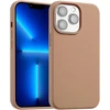 Accezz skysto silikono dėklas su MagSafe, skirtas iPhone 13 Pro Max – šviesiai rudas