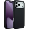 Accezz skysto silikono dėklas su MagSafe, skirtas iPhone 17 Pro Max – Juodas