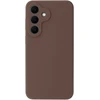 Accezz skysto silikono dėklas su MagSafe, skirtas Samsung Galaxy S26 FE – New Tea Brown