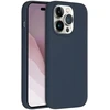 Accezz skysto silikono dėklas su MagSafe, skirtas iPhone 14 Pro – tamsiai mėlynas