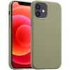 Accezz skysto silikono dėklas su MagSafe, skirtas iPhone 12 (Pro) – Cooper Žalias