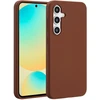Accezz skysto silikono dėklas su MagSafe, skirtas Samsung Galaxy S24 FE – New Tea Brown