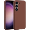 Accezz skysto silikono dėklas su MagSafe, skirtas Samsung Galaxy S23 – New Tea Brown
