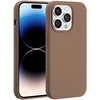 Accezz skysto silikono dėklas su MagSafe, skirtas iPhone 14 Pro – šviesiai rudas