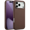 Accezz skysto silikono dėklas su MagSafe, skirtas iPhone 17 Pro Max – New Tea Brown