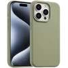 Accezz skysto silikono dėklas su MagSafe, skirtas iPhone 15 Pro – vario žalumo