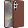 Accezz skysto silikono dėklas su MagSafe, skirtas Samsung Galaxy S25 – New Tea Brown