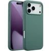 Accezz skysto silikono dėklas su MagSafe, skirtas iPhone 17 Pro Max – tamsiai žalias