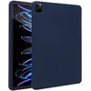 Accezz skysto silikono nugarėlės dėklas su laikikliu rašikliui, skirtas iPad Pro 12.9 (2022) / Pro 12.9 (2021) / Pro 12.9 (2020) – tamsiai mėlynas