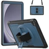 Accezz tvirtas galinis dangtelis su peties dirželiu, skirtas Samsung Galaxy Tab A9 Plus – mėlynas