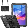 Accezz tvirtas galinis dangtelis su peties dirželiu, skirtas Xiaomi Redmi Pad 2 – juodas
