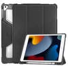 Accezz tvirtas „trifold“ atverčiamas dėklas, skirtas iPad 9 (2021) 10.2 col. / iPad 8 (2020) 10.2 col. / iPad 7 (2019) 10.2 col. – Juodas