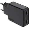 Accezz Ultra Slim GaN įkroviklis – 2x USB-C – 65 W – Juodas
