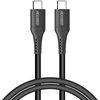 Accezz USB-C į USB-C laidas – 1 m – Juodas