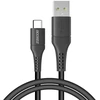 Accezz USB-C į USB laidas – 1 m – Juodas