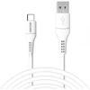 Accezz USB-C į USB laidas – 2 m – Baltas