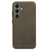 Accezz vintažinis odinis „MagSafe“ nugarėlės dėklas, skirtas Samsung Galaxy S25 / S24 – Rustic Brown