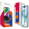 Accezz viso ekrano apsauginis grūdinto stiklo stiklas su aplikatoriumi, skirtas iPhone 15 Plus
