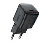 Acefast A117 GaN PD 20W USB-C sieninis įkroviklis - Juodas