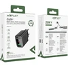 Acefast A78 įkroviklio tinklas GaN USB-A / USB-C PD 20W – juodas
