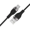 Acefast C11-04 USB-A – USB-C 3A kabelis 1.2m Magnetic Braid – juodos spalvos