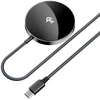 Acefast E24 Qi2 15W magnetinis indukcinis įkroviklis su 1,2 m USB-C laidu - Juodas