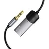 Adapteris Audio Bluetooth AUX Tech-Protect Ultraboost pilkos spalvos