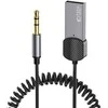 Adapteris Audio Bluetooth AUX Tech-Protect Ultraboost pilkos spalvos