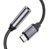 Adapteris ausinėms USB-C – minijack 3,5mm Tech-Protect Ultraboost juodos spalvos