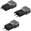 Adapteris Energea TravelWorld 1A1C 25W juodas gunmetal