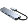 Adapteris HUB 5in1 Tech-Protect V0-HUB pilkos spalvos