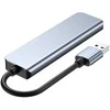 Adapteris HUB 5in1 Tech-Protect V0-HUB pilkos spalvos