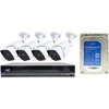 AHD PNI House PTZ1300 „Full HD“ vaizdo stebėjimo rinkinys su 4 lauko kameromis 2MP, 1080P ir pridedamu 1TB PNI SafeHouse