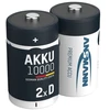 Akumuliatorius HR20 (D) 1.2V 10000mAh Ni-Mh ANSMANN (2vnt pakuotėje)