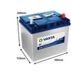 Varta Mėlyna Dynamic 560 410 054 automobilio akumuliatorius 60 Ah 12 V 540 A Automobilis