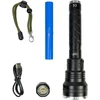Aliumininis žibintuvėlis PNI Adventure F410, su 10W LED, 700 liumenų, iki 250 m, IP44, USB Type C, komplekte 3000mAh baterijos