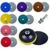 ALLBE AKMENS POLIRAVIMO RINKINYS 8-viename; 100mm + KOTAS